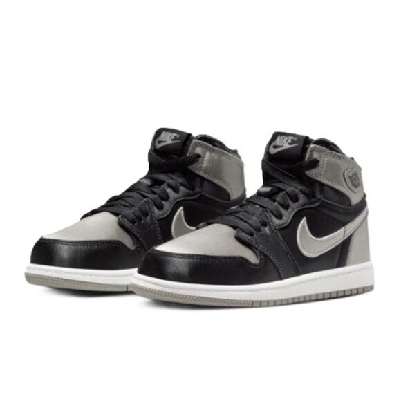AIR JORDAN Other - AIR JORDAN 1 RETRO HIGH "BLACK/ MEDIUM GREY/ WHITE" PS -Big Kids 3 - NEW in box
